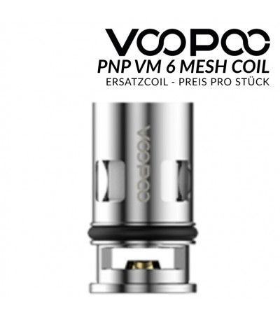 PnP-VM6 0,15 Ohm Mesh Coil - VOOPOO - Ersatzcoil