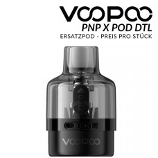 PnP X Leerpod DTL Black - VOOPOO - Ersatzpod 5,0 ml