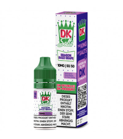 Dragon Razz Grape – DK Salts – Nicsalt Liquid 10ml