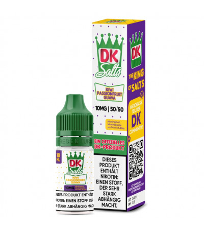 Kiwi Passionfruit Guava – DK Salts – Nicsalt Liquid 10 ml