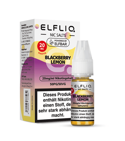 ELFLIQ - Blackberry Lemon