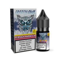Pfirsich Maracuja – Frozen OWL – Nicsalt Liquid 10 ml