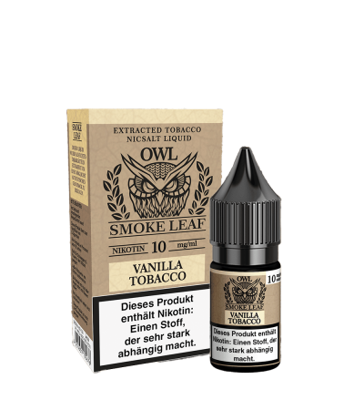 Vanilla Tobacco - OWL Smoke Leaf - 10ml Nikotinsalz