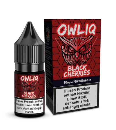 Black Cherries – OWLIQ – Nicsalt Liquid 10 ml