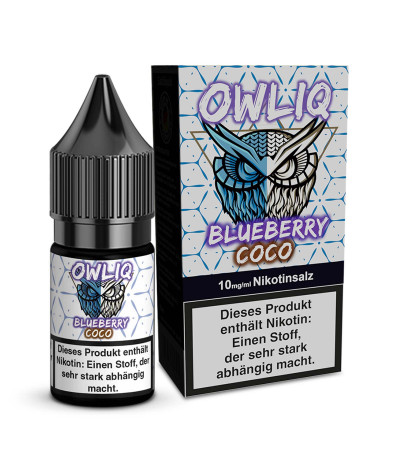 Blueberry Coco – OWLIQ – Nicsalt Liquid 10 ml