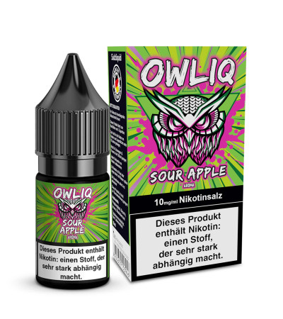 Sour Apple – OWLIQ – Nicsalt Liquid 10 ml