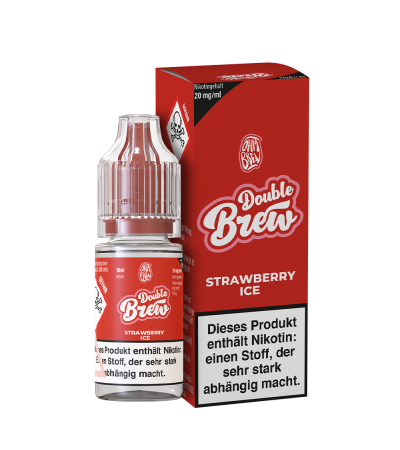 Strawberry Ice – Double Brew – Nicsalt Liquid 10 ml