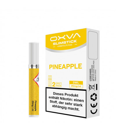 Pineapple – OXVA SlimStick Einweg Pods – Nicsalt 20mg – 2er Pack