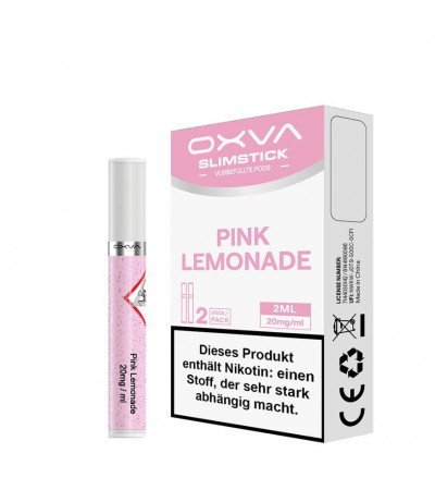 Pink Lemonade – OXVA SlimStick Einweg Pods – Nicsalt 20mg – 2er Pack