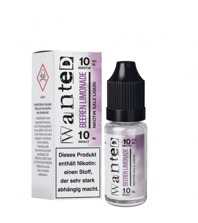 Beeren Limonade – Wanted Overdosed – Nicsalt Liquid 10 ml