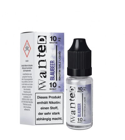 Blaubeer – Wanted Overdosed – Nicsalt Liquid 10 ml