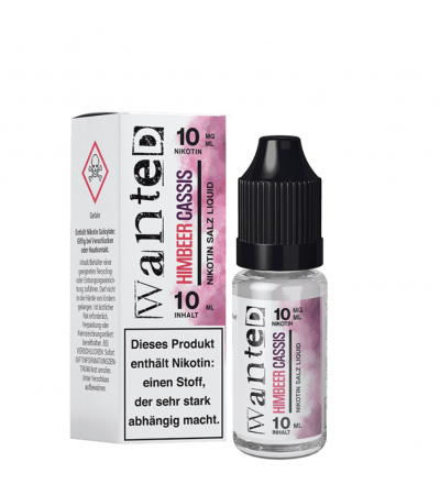 Himbeer Cassis – Wanted Overdosed – Nicsalt Liquid 10 ml