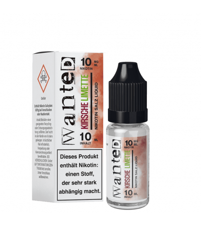 Kirsche Limette – Wanted Overdosed – Nicsalt Liquid 10 ml