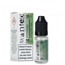 Pfefferminz – Wanted Overdosed – Nicsalt Liquid 10 ml