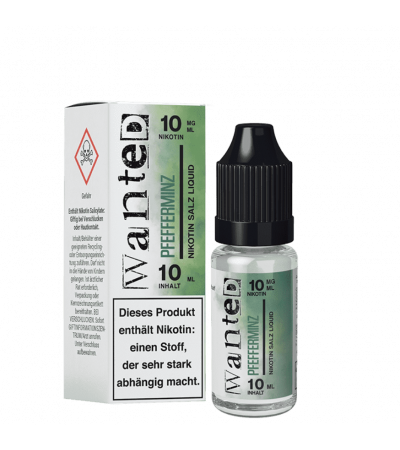 Pfefferminz – Wanted Overdosed – Nicsalt Liquid 10 ml