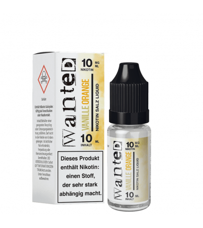 Vanille Orange – Wanted Overdosed – Nicsalt Liquid 10 ml