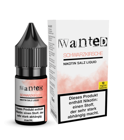 Schwarzkirsche – Wanted Overdosed – Nicsalt Liquid 10 ml