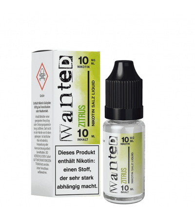 Zitrus – Wanted Overdosed – Nicsalt Liquid 10 ml
